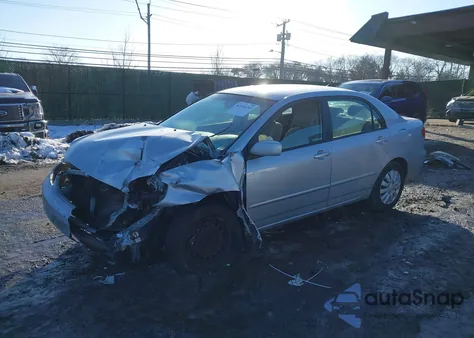 2008 Toyota Corolla Le z USA, uszkodzony, nr VIN 2T1BR32E38C898152